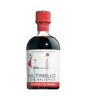 Il Tinello Vinaigre balsamique de Modène IGP  Étiquette rouge  250 ml