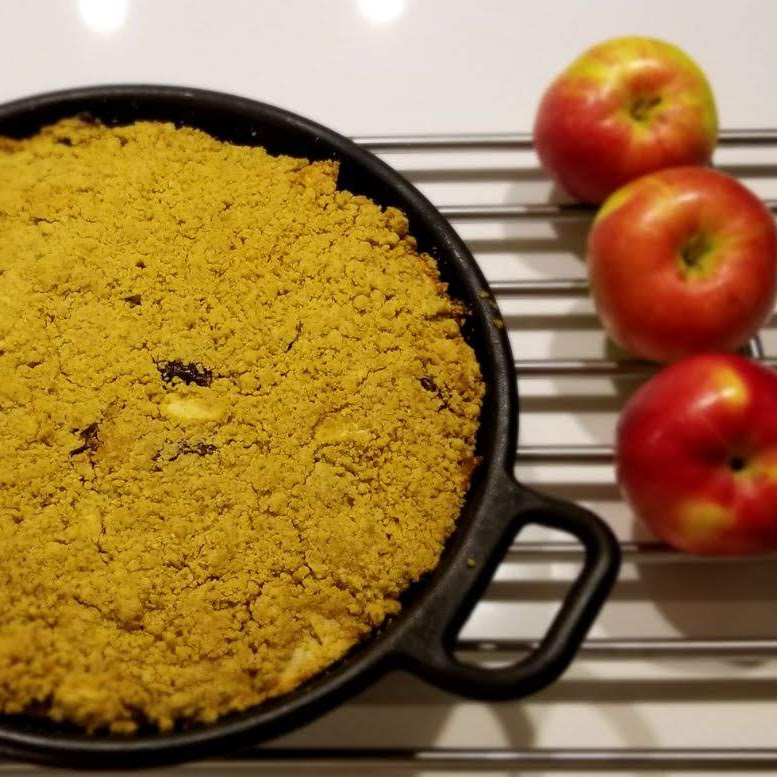Olive oil apple cake