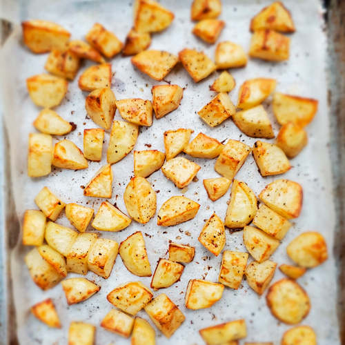 Pommes de terre rôties à la moutarde