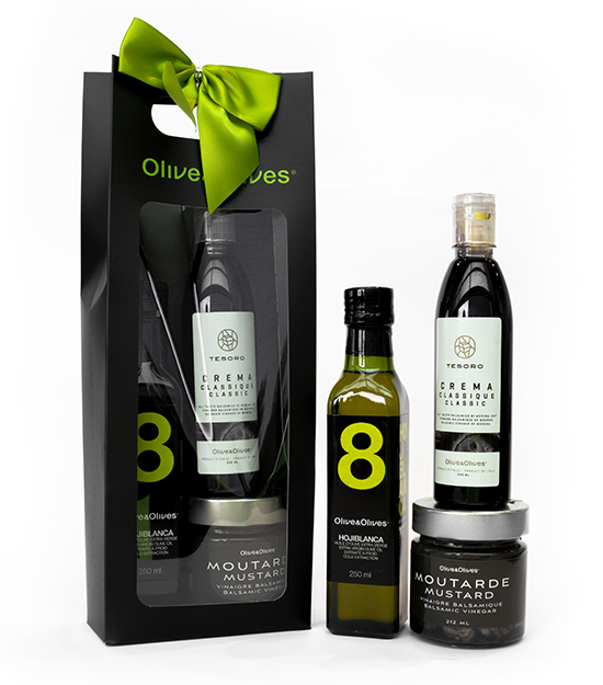 O&O Trio Olive Oil, Crema and Mustard