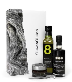 Olive Tree Gift Box - EV Olive oil, balsamic vinegar and chocolate spread (Copie)