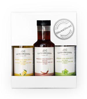 Trio huiles d'olives extra vierge aromatisées 3 X 100ml