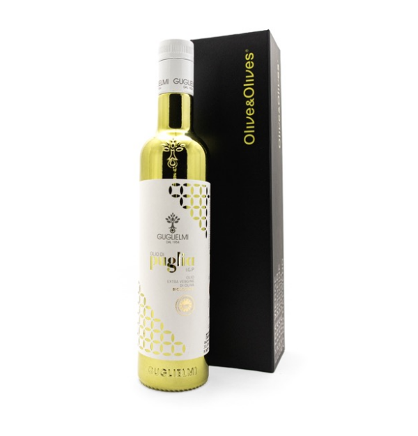 Olio di Puglia IGP- Biologique 500 ml avec boite cadeau