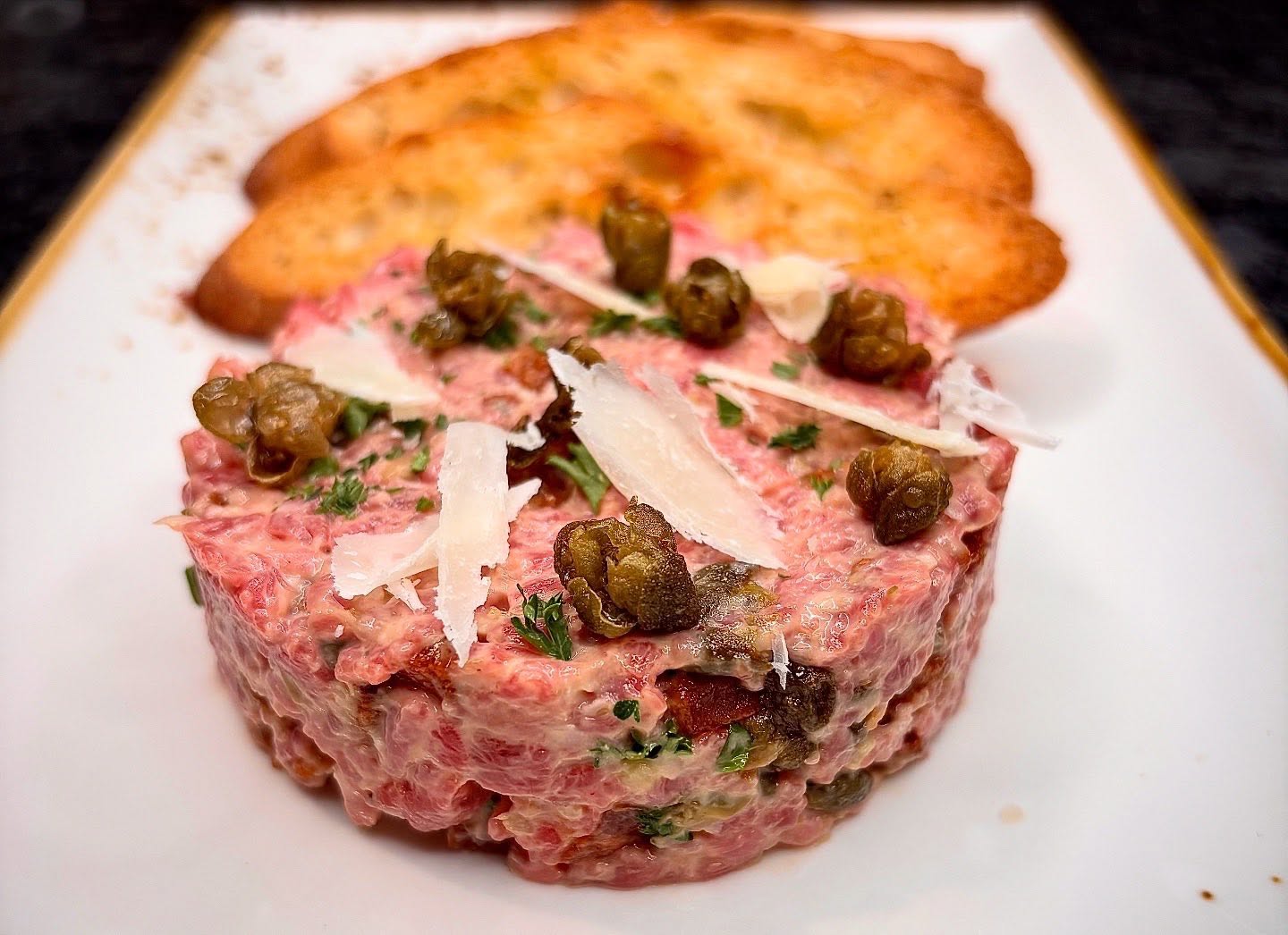 Tartare de bœuf style César